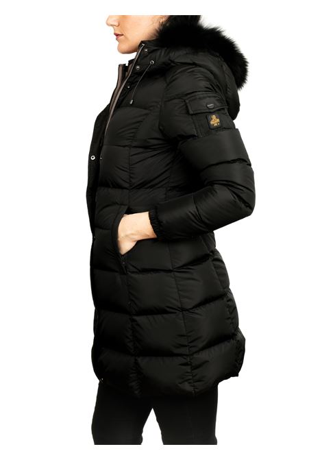 piumino long hunter con cappuccio nero REFRIGIWEAR | W02718LONGHUNTER-G06000